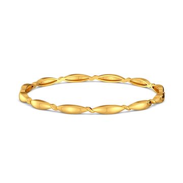 Twisters Gold Bangles