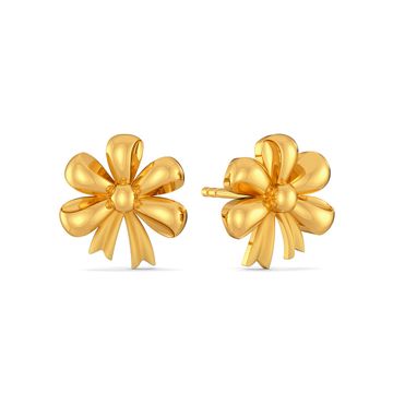 Tales of Bow Gold Earrings