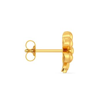Tales of Bow Gold Earrings