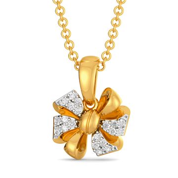 Bow Bouquet Diamond Pendants