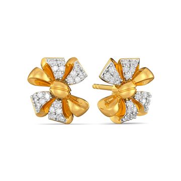 Bow Bouquet Diamond Earrings