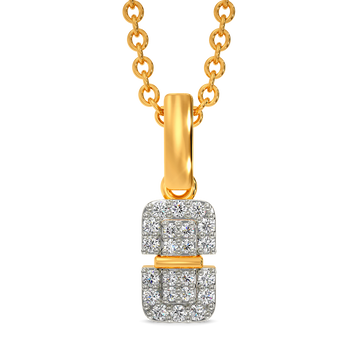 Straps N Buckle Diamond Pendants
