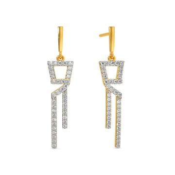 Bound Together Diamond Earrings