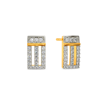 Belted Bliss Diamond Earrings