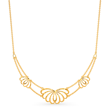 Playful Bounce Gold Necklaces