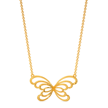 Dynamic Flounce Gold Necklaces