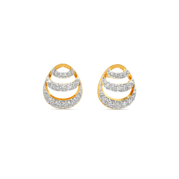 Spirited Bounce Diamond Earrings