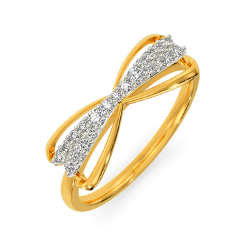 Puffy Trail Diamond Rings
