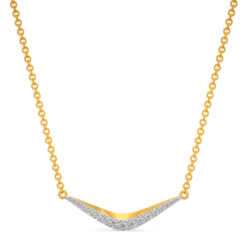 Edgy Buoyant Diamond Necklaces