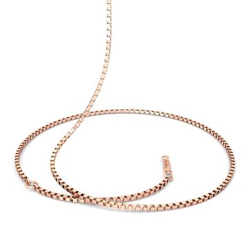 18kt Rose Gold Box Chain Gold Chains