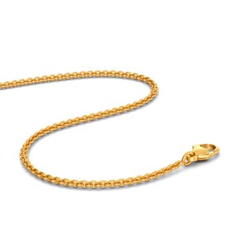 18kt Yellow Gold Cable Chain Gold Chains