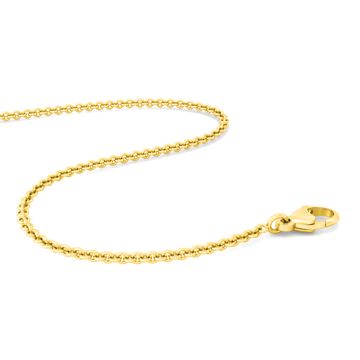 18kt Yellow Gold Cable Chain Gold Chains