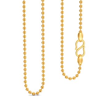 22kt Ball C Cut Chain Gold Chains