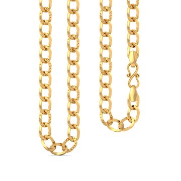 22kt large link curb chain Gold Chains