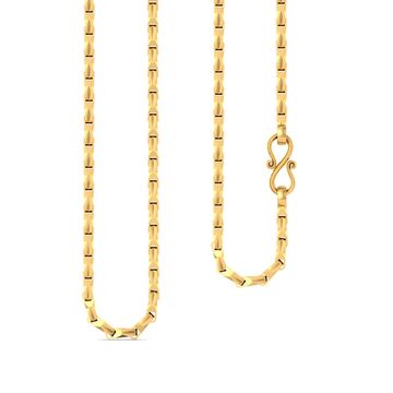 22kt twisted cuboid chain Gold Chains