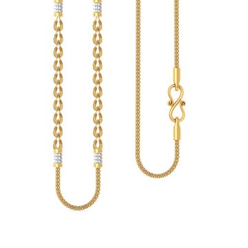 22kt petal link snake chain Gold Chains