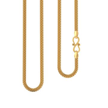 22kt rhombus cross section box chain Gold Chains