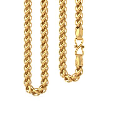 22kt Stylised Gold Link Chain Gold Chains