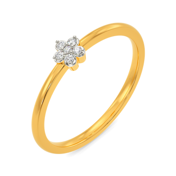 Buy 24K Yellow Gold Electroform Floral Ring (Size 10.0) 7 Grams at ShopLC.