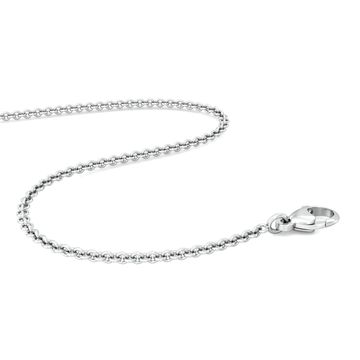 18kt White Gold Cable Chain Gold Chains