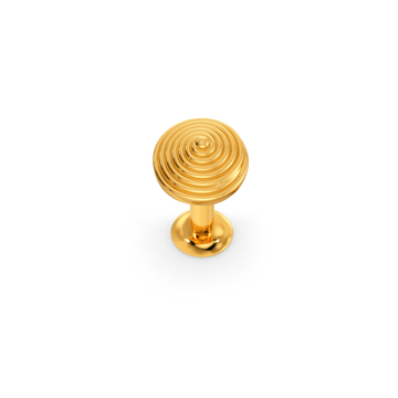 Pool of Whirl Gold Nose Pins