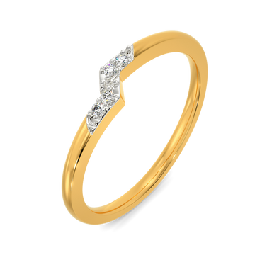 Crossy Nods Diamond Rings