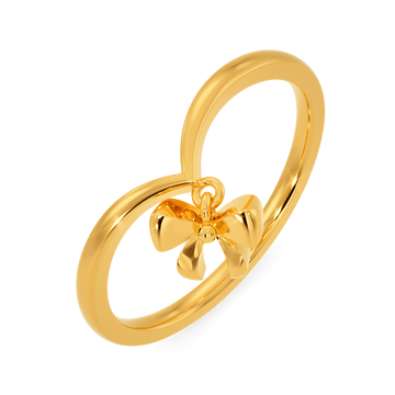 House of Bows Gold Rings