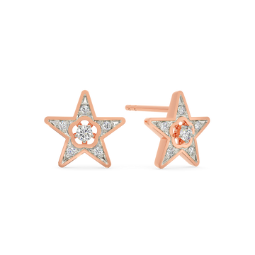 Star Whim Diamond Earrings