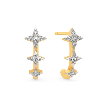 Magic Star Diamond Earrings