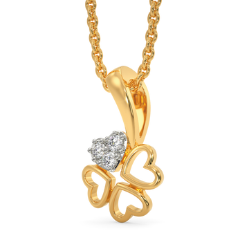 Quard Heartz Diamond Pendants