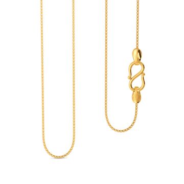 18kt Two Box Chain Gold Chains