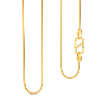 18kt Round Snake Chain Gold Chains
