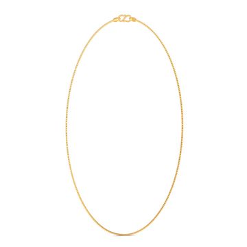 18kt Seven Box Chain Gold Chains