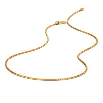 18kt Seven Box Chain Gold Chains