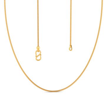 18kt Seven Box Chain Gold Chains