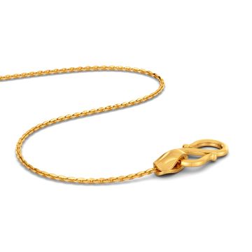 18kt Small Flat Anchor Chain Gold Chains
