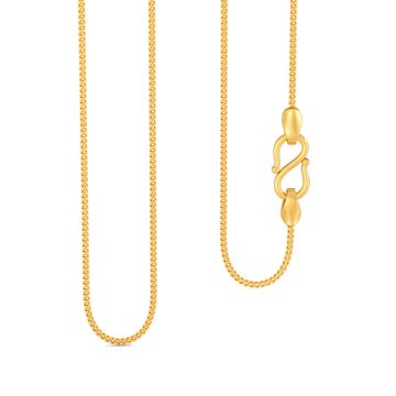 18kt Slender Curb Chain Gold Chains