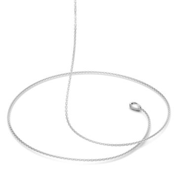 18kt White Gold Slender Anchor Chain Gold Chains