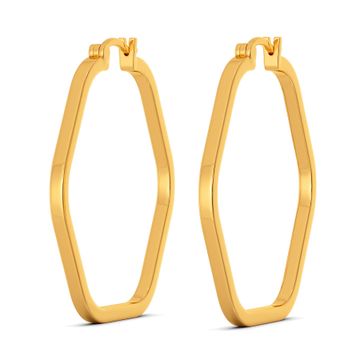 Six Signs Gold Earrings