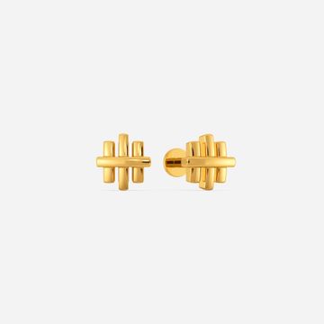 Into Two Gold Earrings