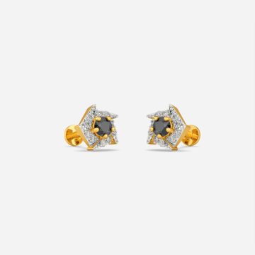 Dive into Onyx Diamond Earrings