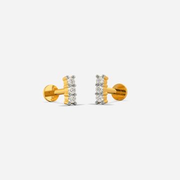 Simply Chic Diamond Earrings