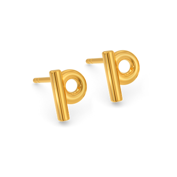 You Are Perfect Gold Earrings