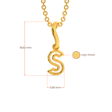 Star Stud  Gold Pendants