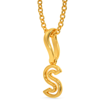 Star Stud  Gold Pendants