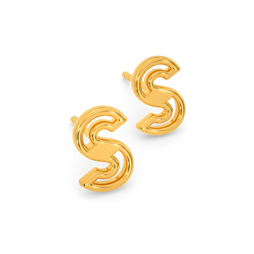 Star Stud  Gold Earrings