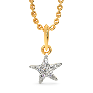 Power Of A Starfish Diamond Pendants