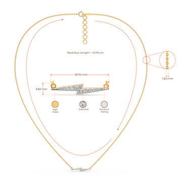 Light Boom Diamond Necklaces