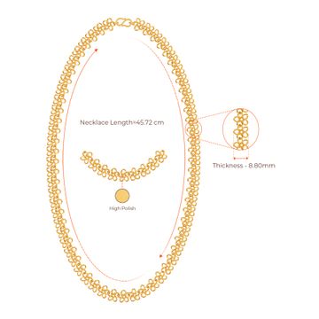 Star Loops Gold Chains