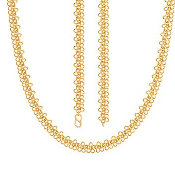 Star Loops Gold Chains